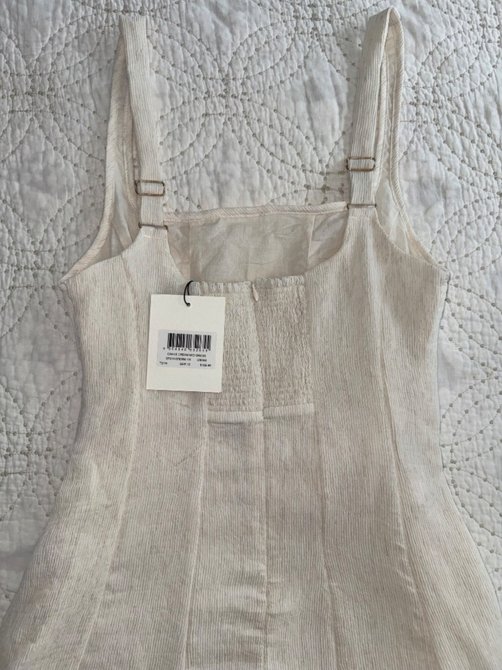 Dissh Canne Cream Midi Dress. Size 10. NWT - Picture 8 of 8